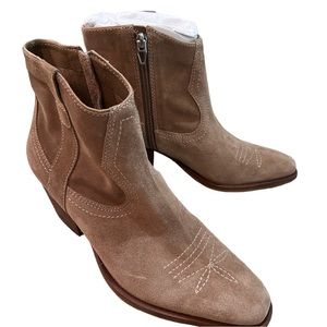 Dolce Vita Silma Tan Cowboy Western Boots Size 8.5 NEW